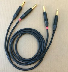 1FT -25’FT Mogami 2534 Neutrik Gold Dual 1/4 to 2 – 1/4 balance Star Quad Cable