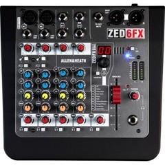 Allen and Heath ZED-6FX Analog Mixer With Effects