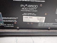 Peavey PVI® 6500 All-In-One Powered PA Mixer – with Built-In Power Amplifier