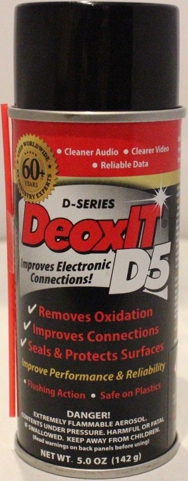 Caig DeoxIT® D5S 60th Anniv Can 142g 5% solution spray w/LMH valve – Free Ship