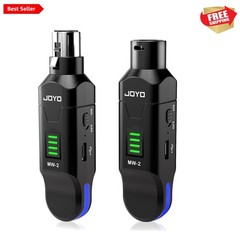 2.4GHz Wireless Microphone System 4-Channel XLR Transmitter & Receiver Dynami…