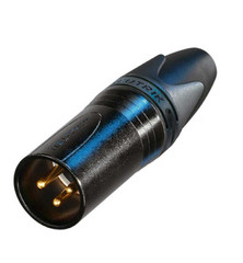 2.5ft XLR Mic Cable Mogami 2549 – Neutrik Gold 3 Pin Balanced Microphone Cable