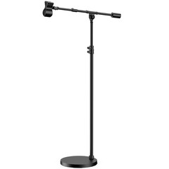 Mic Stand, Max Height 82.28″ Microphone Stand Floor Detachable Boom Mic Arm S…