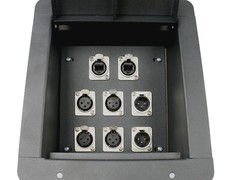 Elite Core Stage Floor Pocket Box 4 XLR Female & 2 XLR Male & 2 Ethernet RJ45