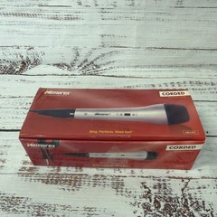 Memorex Corded Microphone MKA301 10 Ft Cord 1/4″ Plug Karaoke Stage Performance!