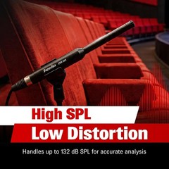 Precision Omnidirectional Condenser Microphone for Room Calibration & Sound T…