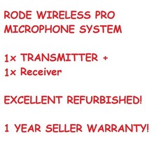 🔥 Refurbished RØDE Wireless PRO Dual Channel Wireless Microphone System TX + RX