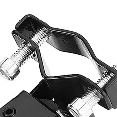 A Pair Metal Foldable Foot Pedal, Universal Frame Clamp on Type Folding Foot