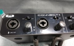 CAD Audio CX2 Connect II 24-Bit/96Khz USB Audio Interface 2 Mic Preamps *TESTED