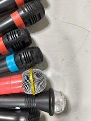LOT OF 10 Various Brands & Models Microphone Used Working