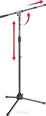 Gator Frameworks Tripod Mic Stand with Telescoping Boom