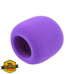 Fielect 1Pcs Microphone Cover Sponge Foam Mic Cover Handheld Microphone Winds…