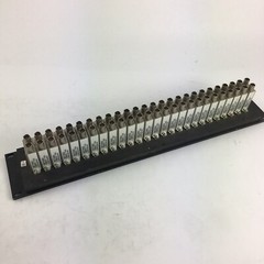 Bittree B52T-2WTHD 2×26 2RU Panel Black Normalling Terminating Audio Patchbay