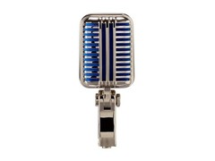 Monoprice Memphis Blue Classic Dynamic Microphone – Large, Silver