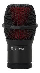 SE Electronics V7MC1BLMP3 Black V7 Microphone Capsule for Shure Wireless+Pouch