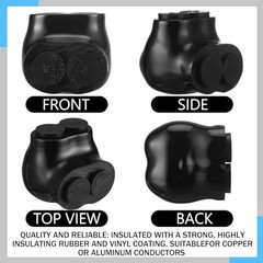Pcs Insulated Multi Cable Connectors 2 Port Single Entry 10 2-14 AWG Wire Range