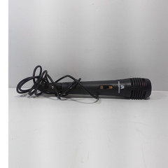 Maxpower Wired Handheld/Stand-Held Microphone 1/4in TS Plug On/Off Black (X-03)