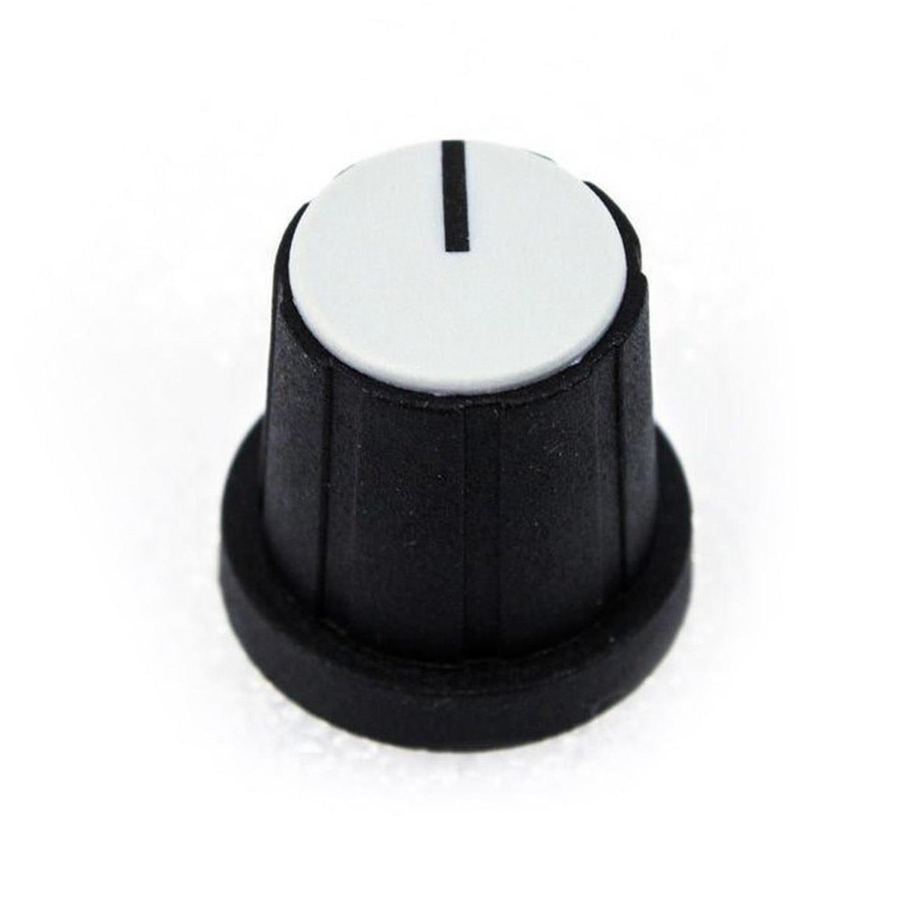 PixelGear Black 18-Point Knob with Gray Cap for Rane HC-6, MP-24, PE-15, SM-26