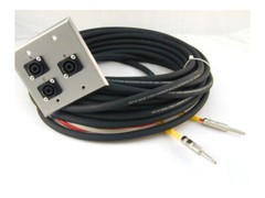 30ft Custom Patch Panel Audio Wall Plate PowerCon, RJ45, Speakon, XLR,1/4,Banana