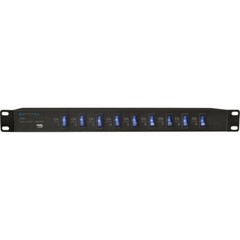 Technical Pro PS9U Power Supply with 5V USB Charging Port, Rack Mountable, Black