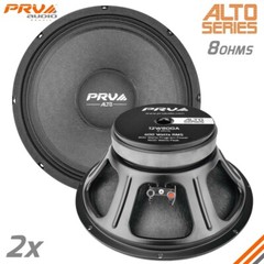2x PRV Audio 12W800A Midrange ALTO Car Audio 12″ Woofer Speakers 8 Ohms PRO 800W