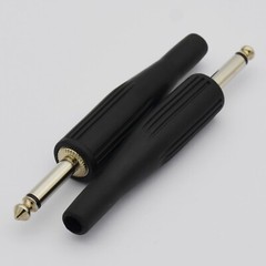 6.35mm Mono Jack Plug TS Male Connector for Audio Cables Connector End