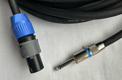 Pro Co Power Plus 12-2 Speaker Cable 15ft w/NEUTRIK Speakon NL2FC to 1/4″ Male