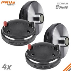 4x PRV Audio D280Ti-S 1″ Exit Titanium PRO Compression Driver 160 Watts 8 Ohms