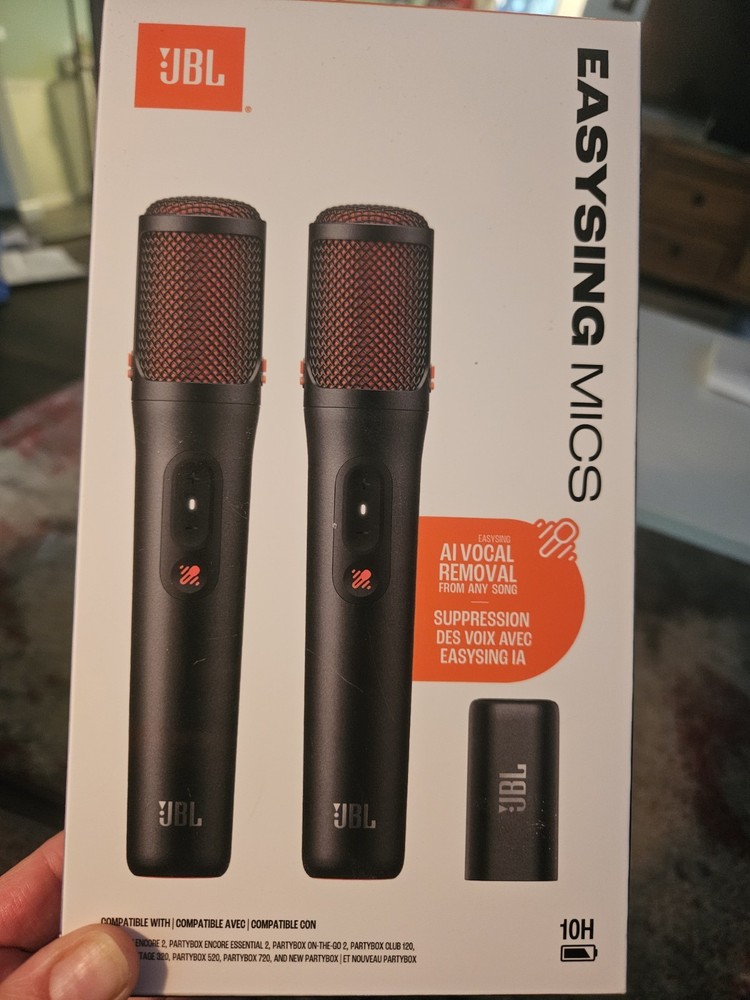 JBL Easy Sing Mics Compatible With Partybox Speaker Models