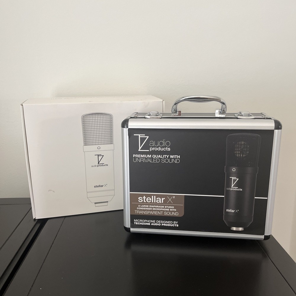 TZ Stellar X2 Large Diaphragm Studio Condenser Microphone Transparent Sound