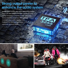 230W Bass Shaker Amplifier Subwoofer Power Amp Tactile Transducer Amp for Gaming