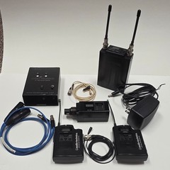 Audio-Technica ATW-R1820 Receiver ATW-T1801 x 2, ATW-T1802 x 1 Transmitters-KIT