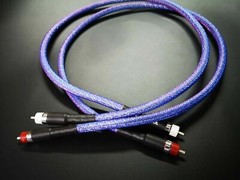 1Pair Hifi OCC Silver RCA Audio Cable interconnect wire