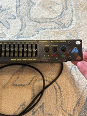 AB international 215 Graphic Equalizer, Two Channel, Rack Mountable