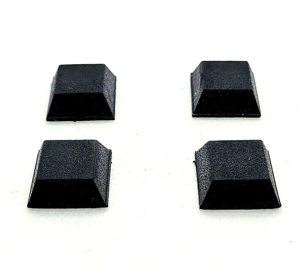 3/4″ Wide Square Rubber Stick on Feet 5/16 Thick Adhesive Backing Bumper Pads