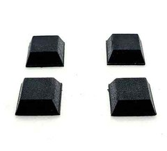 3/4″ Wide Square Rubber Stick on Feet 5/16 Thick Adhesive Backing Bumper Pads