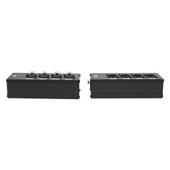 2Pcs 4 Channel Audio Network XLR Male Female to Single Ethercon Cable Extender