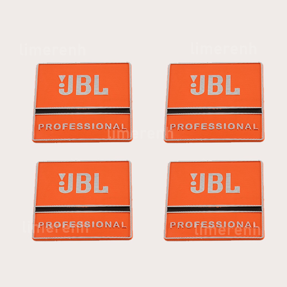 4pcs New Replacement JBL Aluminum Badge Emblem Logo 60mmx60mm