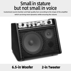 DM20 20W Bluetooth Personal Monitor Amplifier Electric Drum Amplifier Speaker,Ke