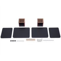 2pcs Tabletop Speaker Studio Monitor Stand Bookshelf Desktop Computer Holder