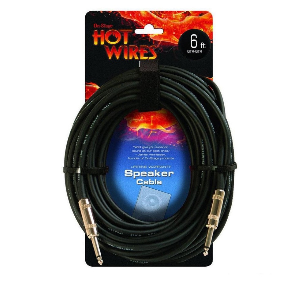Used Hot Wires 14AWG Speaker Cable 6′