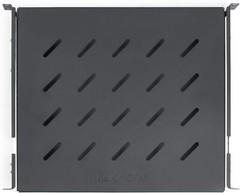 Gator Rackworks Rack Mount Sliding Accessory Shelf; 1U Size – 14.8″ Deep