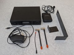 Audio-Technica ATW-R2100bl Microphone Receiver & ATW-T210bl Bodypack Transmitter
