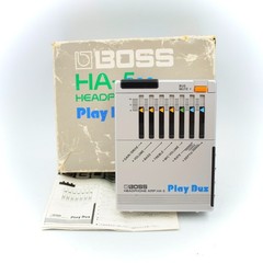 BOSS HA-5 Play Bus Guitar Headphone Amp w/Original Box 1987 Made in Japan 831449