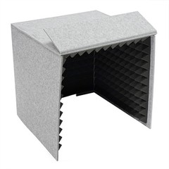 Desktop Soundproof Cover Vocal Recording Booth Vocal Sound Absorbing Shield NEW