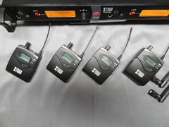 Tuga RW2080 Mono UHF Wireless In-Ear Monitor (4) Bodypack Receiver 902-928MHz