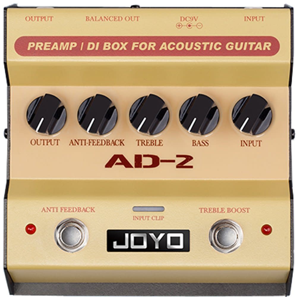 Joyo AD-2 Pre amp DI Box for Acoustic Guitar