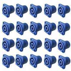 20Pcs Audio professional speakon 4 Pole socket female panel chassis mount