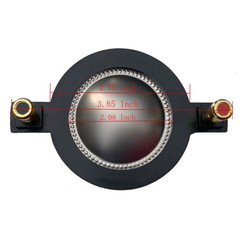 4Pcs 44MM Replacement Diaphragms Titanium For Audio Speaker Driver Tweeter Horn
