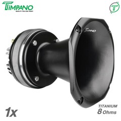 1x Timpano TPT-DH2000 PRO Titanium Driver with 2″ Aluminum Exit PRO Horn 450W